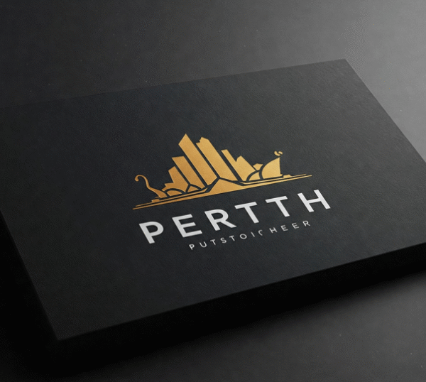Modern logo design concept for a Perth business, featuring a unique and professional visual identity. modern logo design for Perth startup